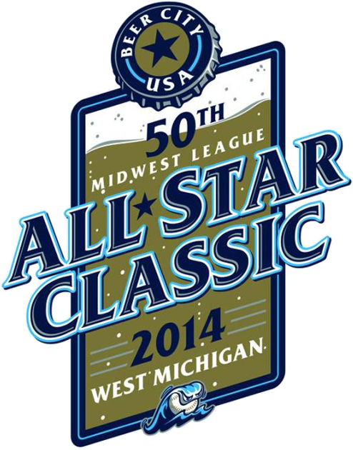 Midwest League All-Star Game 2014 Primary Logo iron on transfers for clothing